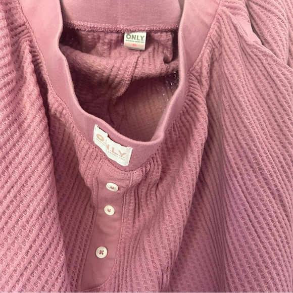 Old Navy 3X Pink Purple Waffle Pajama Pants with Pockets - Picture 3 of 4